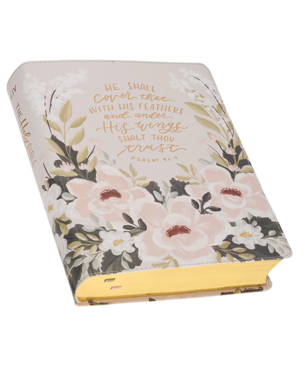 KJV Note-Taking Bible in Cream Floral