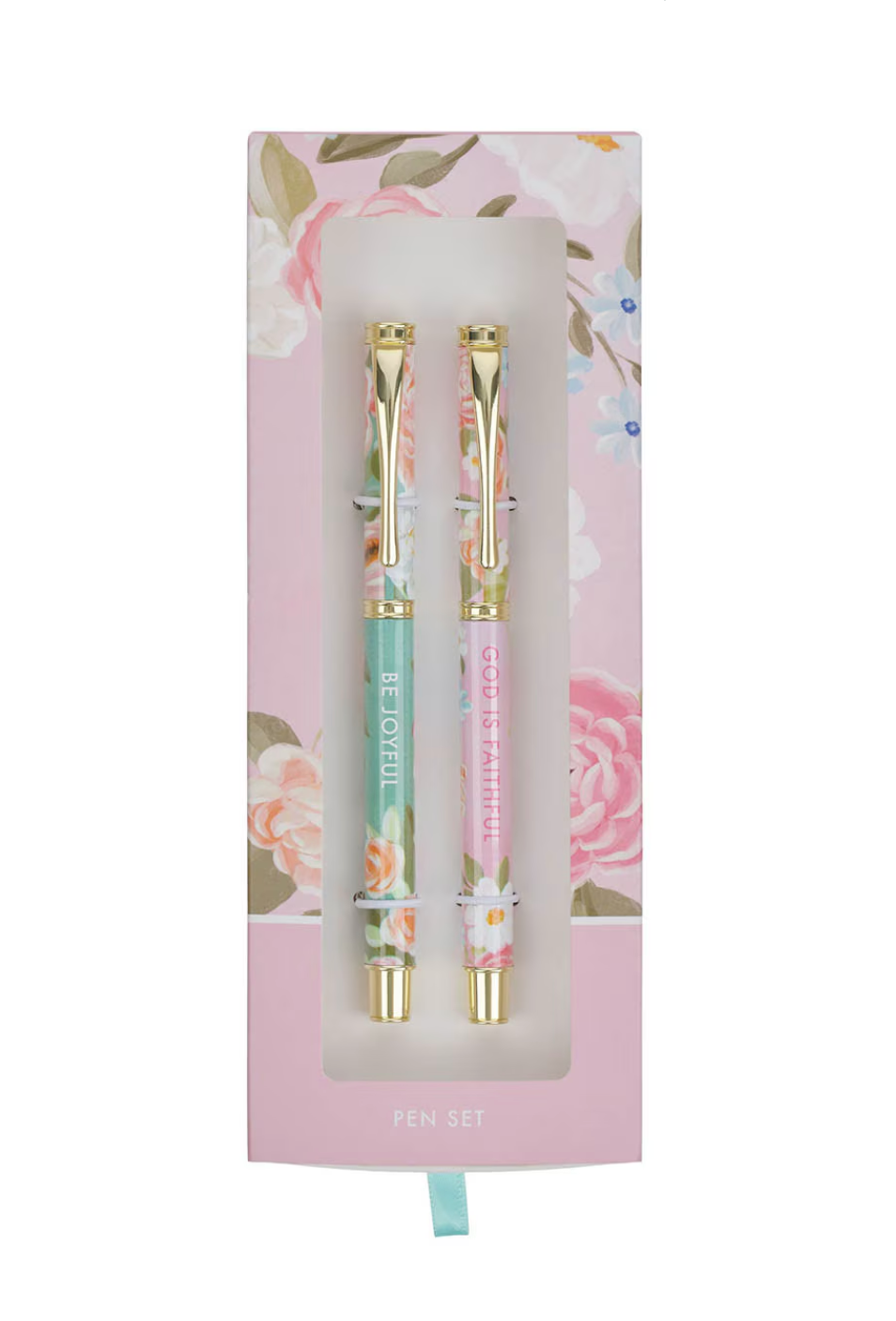 Floral Pens Pack: 2pc
