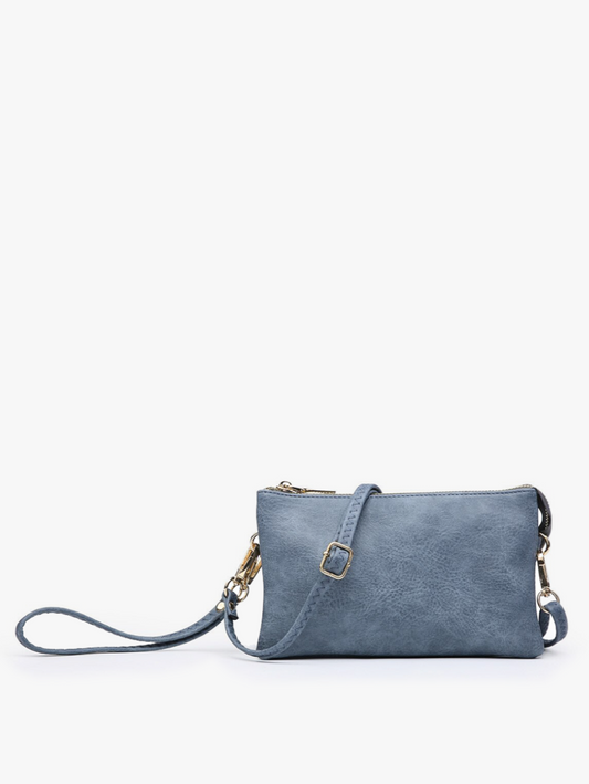 Riley Crossbody in Denim Blue