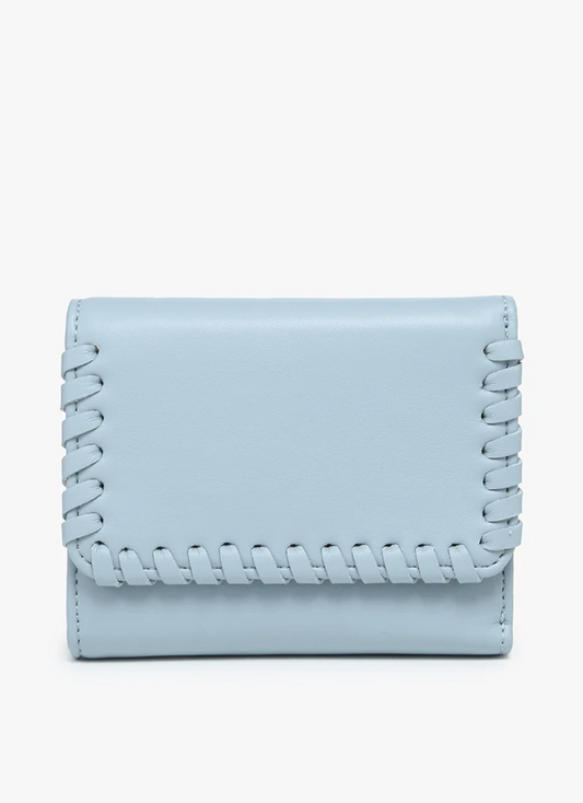 Logan Trifold Powder Blue Wallet