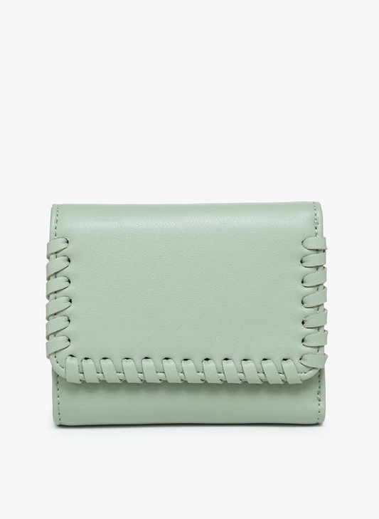 Logan Trifold Sage Wallet