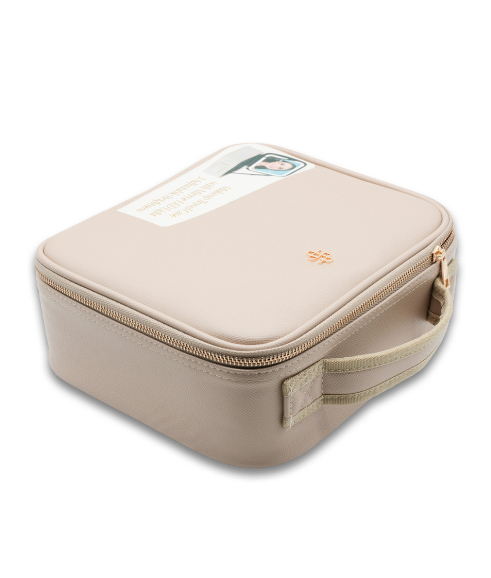 Simply Traveling Makeup Bag in Beige