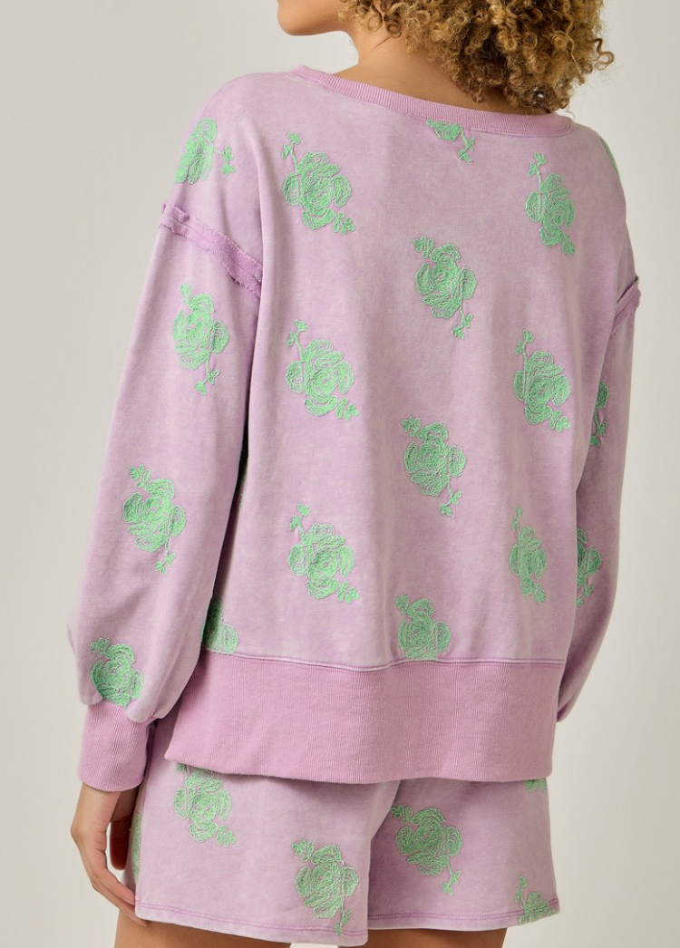 Essential Embroidered Shorts Set