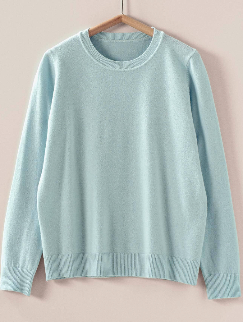 Everyday Soft Pullover Top in Lt. Blue