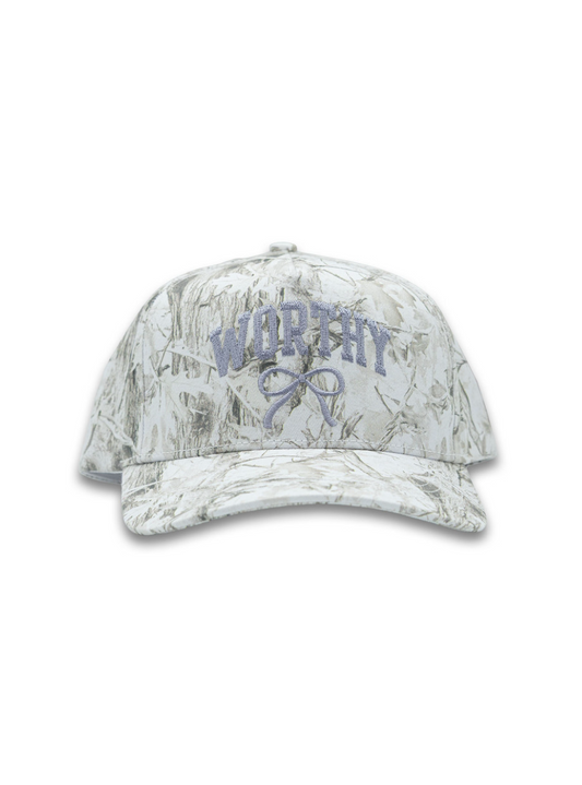 Worthy White Camo Cap