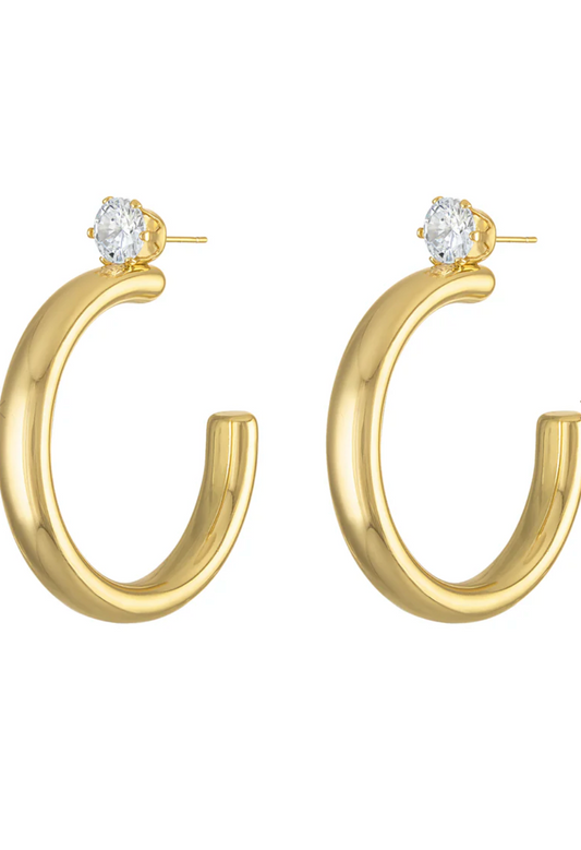 Kinsey Designs Jaida Stud Hoop Earring