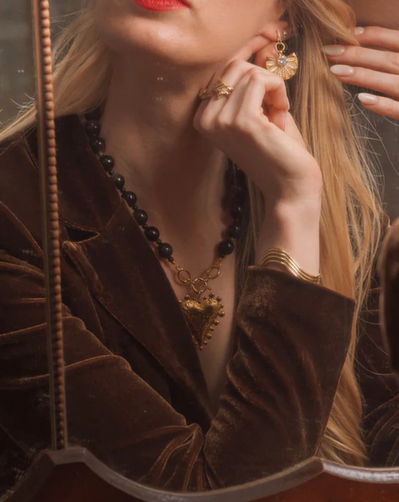 Kinsey Designs Lennon Gemstone Heart Necklace