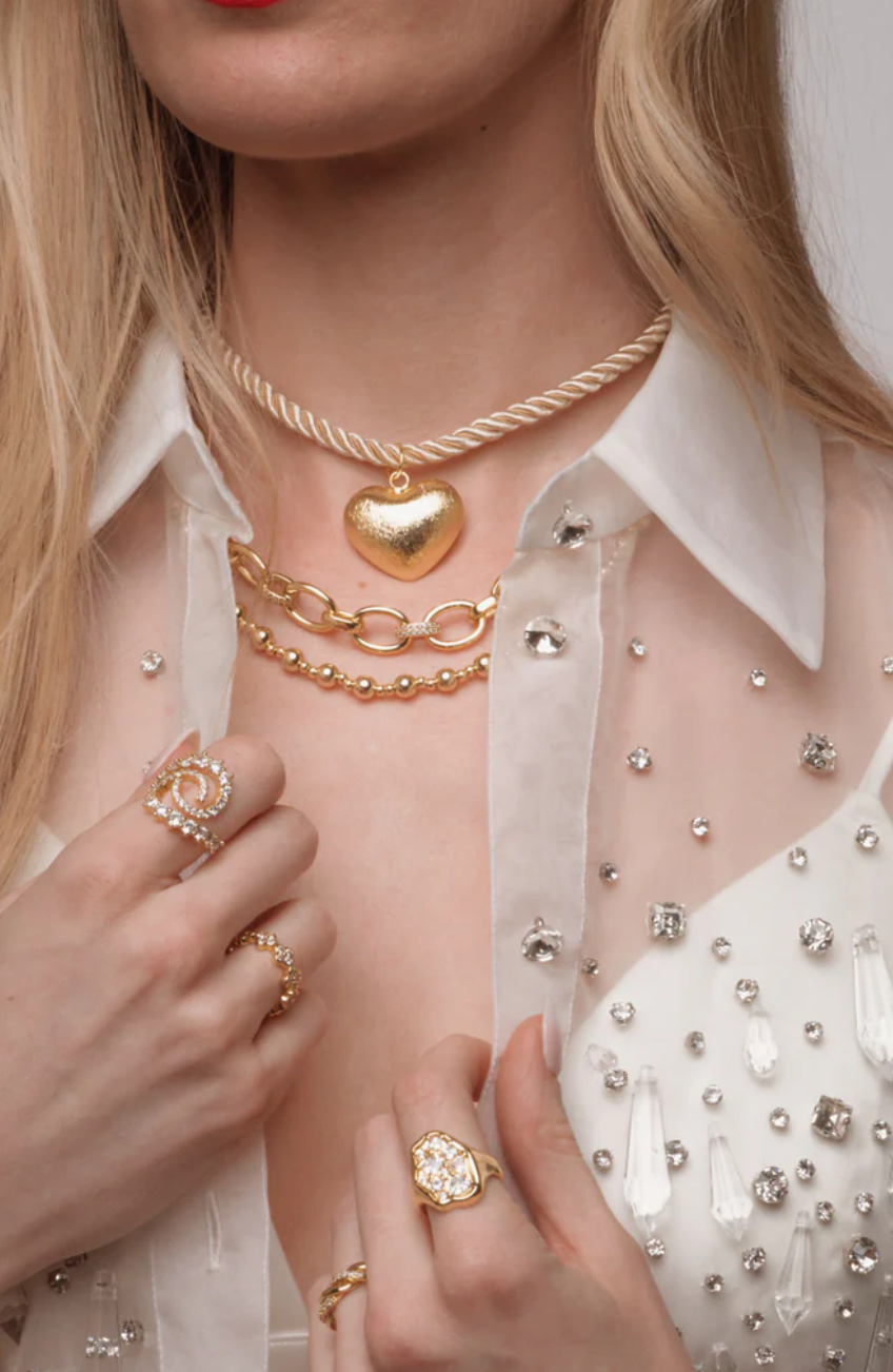 Kinsey Designs Mesa Heart Pendant Rope Necklace