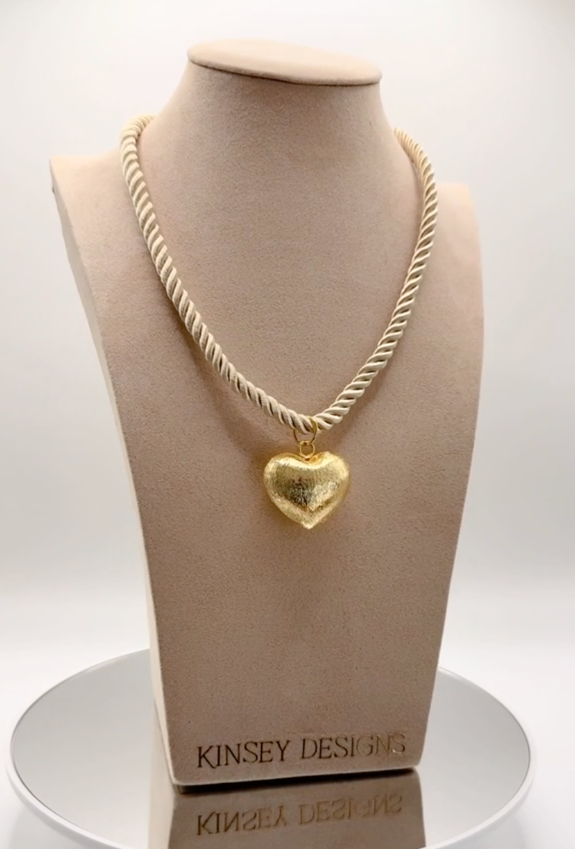 Kinsey Designs Mesa Heart Pendant Rope Necklace