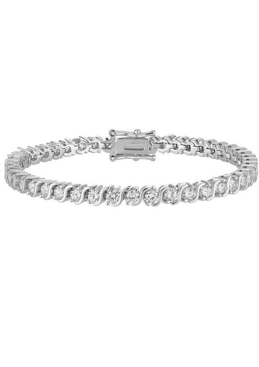 Kinsey Designs Holly Silver Tennis Bracelet