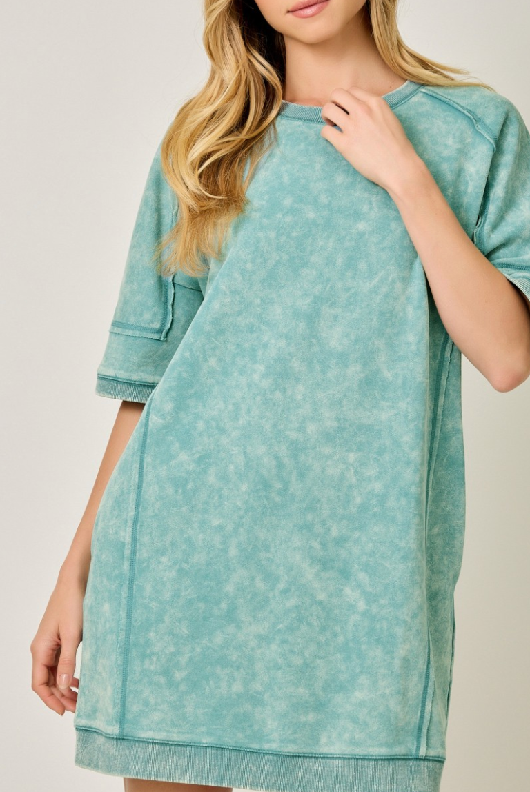 Casual Charm Terry Dress