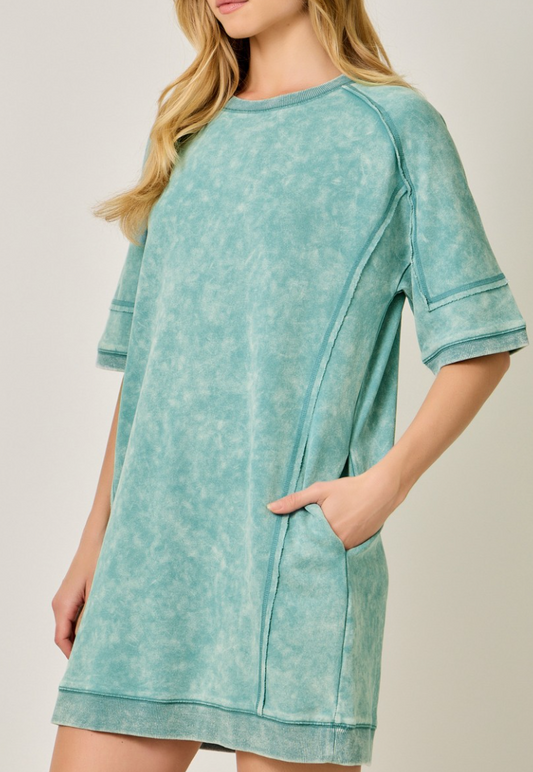 Casual Charm Terry Dress