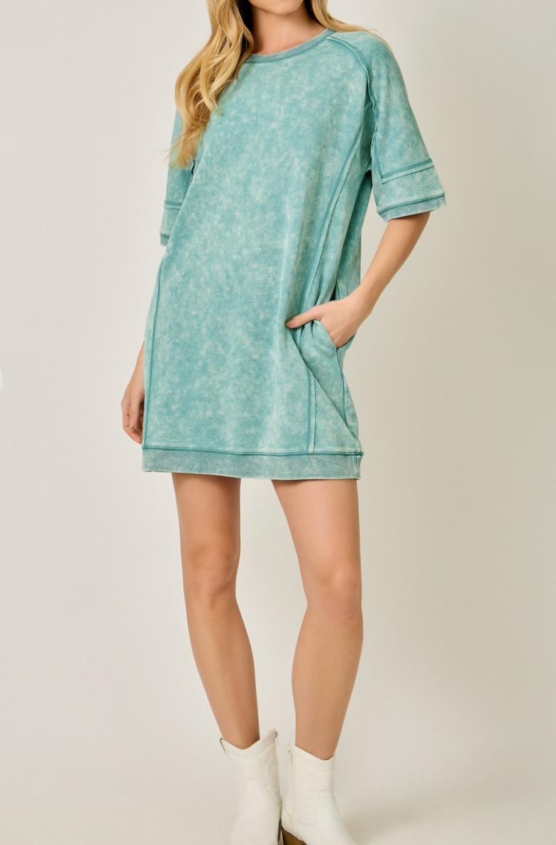 Casual Charm Terry Dress