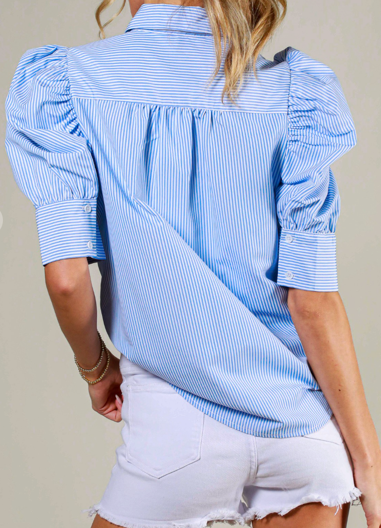 Bayside Brunch Stripe Top