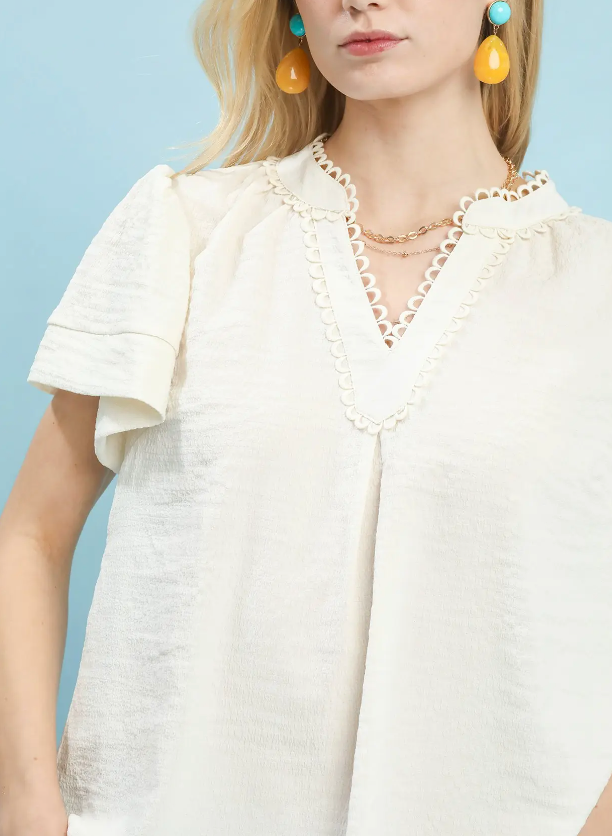 Sweet Season Top in Ecru
