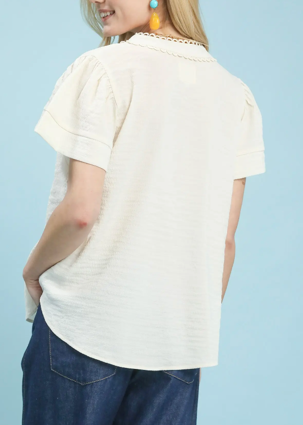 Sweet Season Top in Ecru