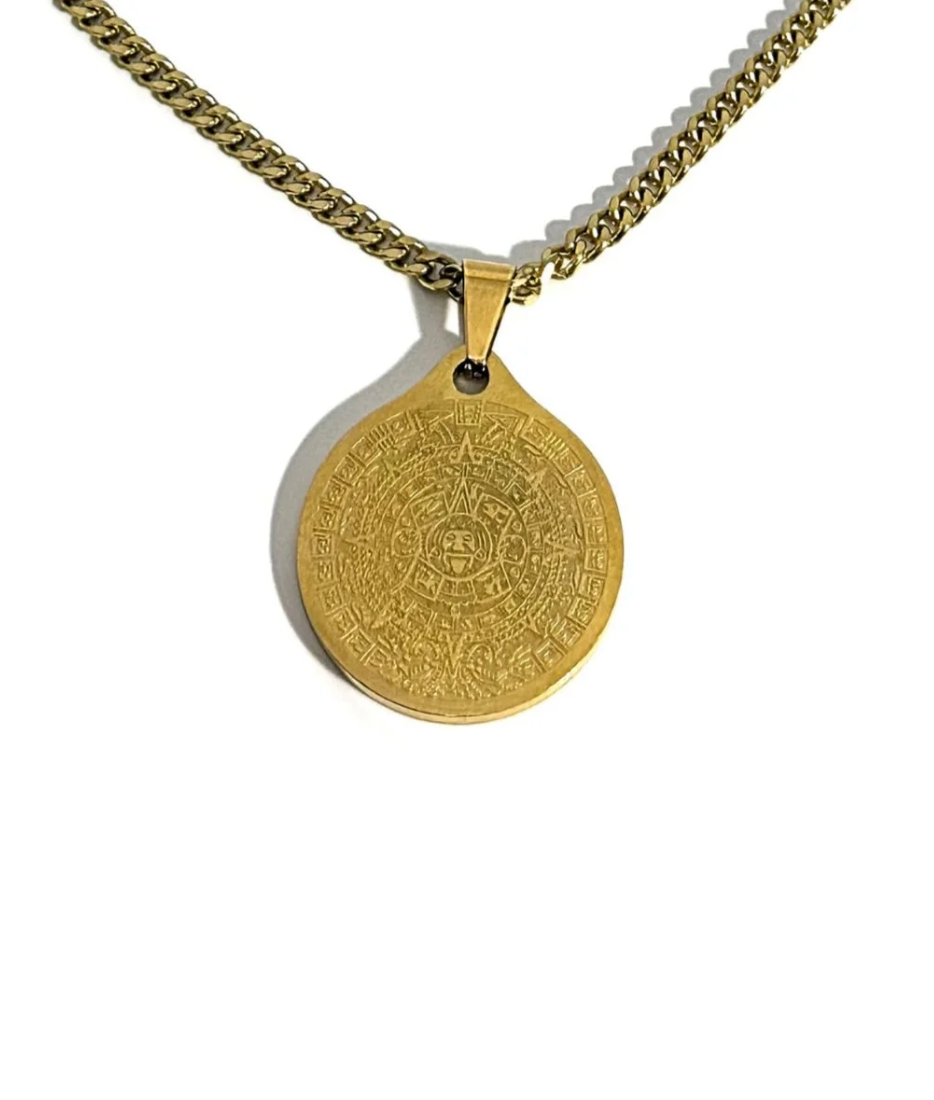 Rachel Nathan Mayan Calendar Necklace