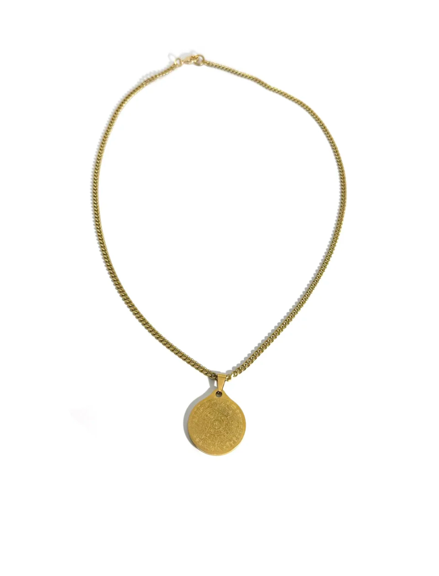 Rachel Nathan Mayan Calendar Necklace