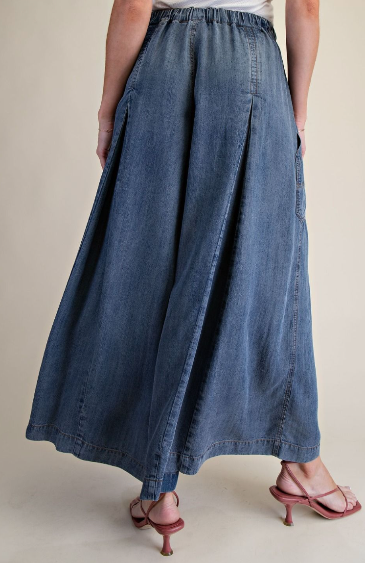 Daytime Denim Palazzo Pant