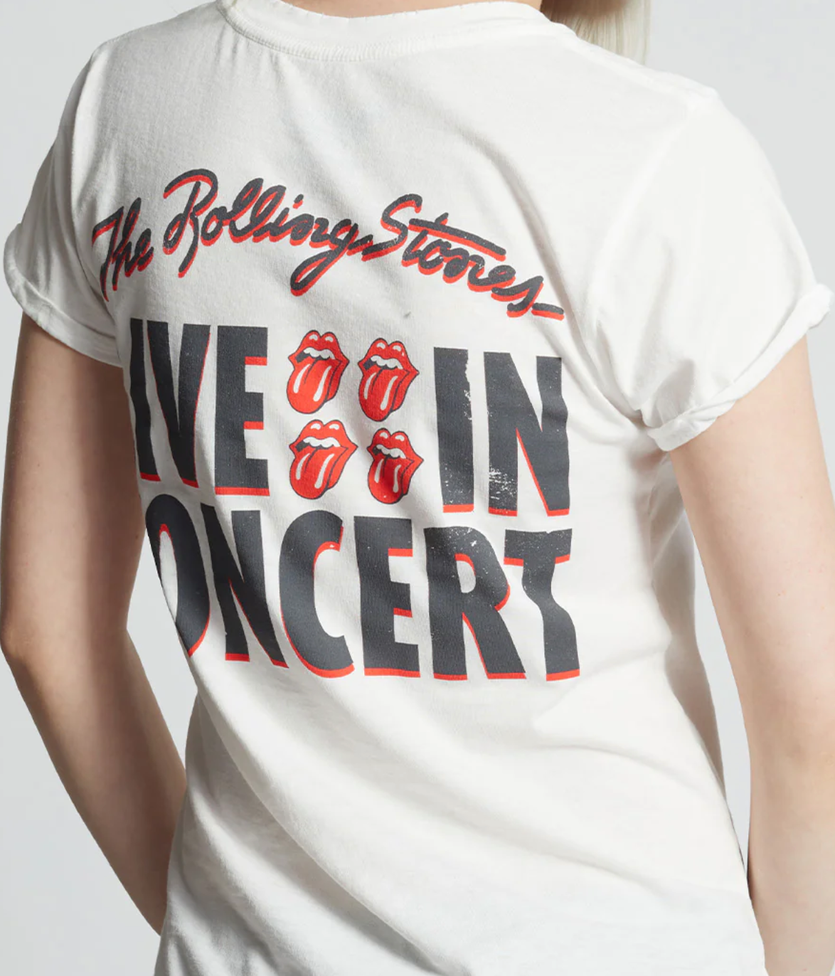 The Rolling Stones Graphic Tee in White