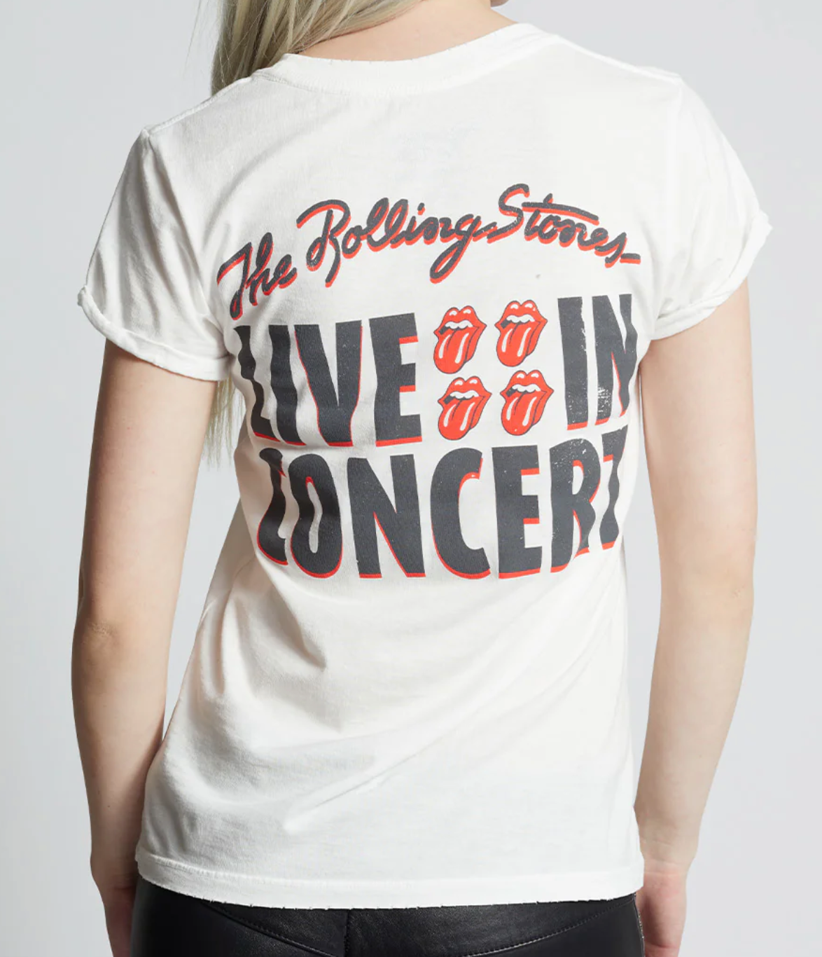 The Rolling Stones Graphic Tee in White