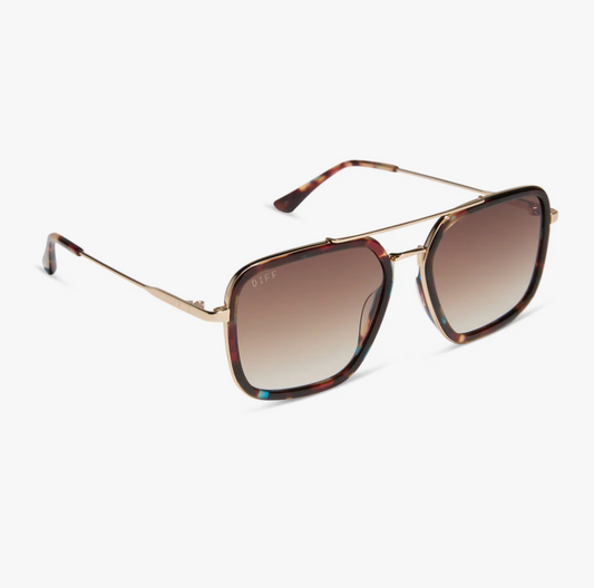 JORDAN Confetti Tortoise Sunglasses DE01-0714-FIBGN