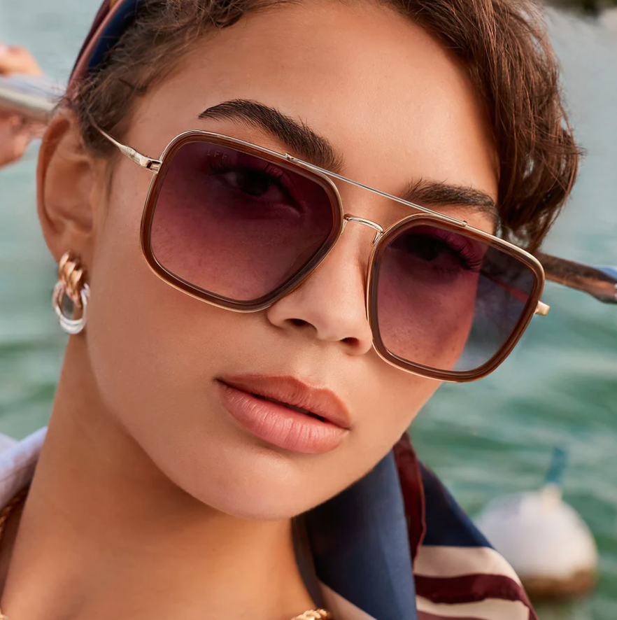 JORDAN Whiskey Gold Sunglasses DE01-0714-WSGGN