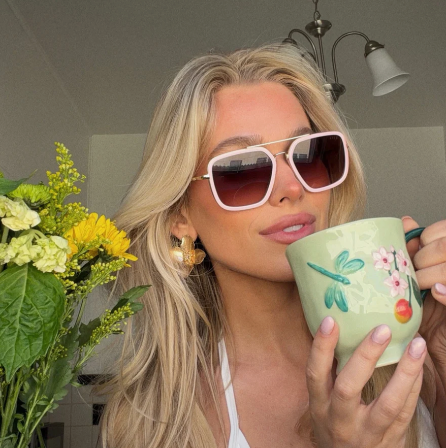 JORDAN Powder Pink Sunglasses DE01-0714-KNBGN