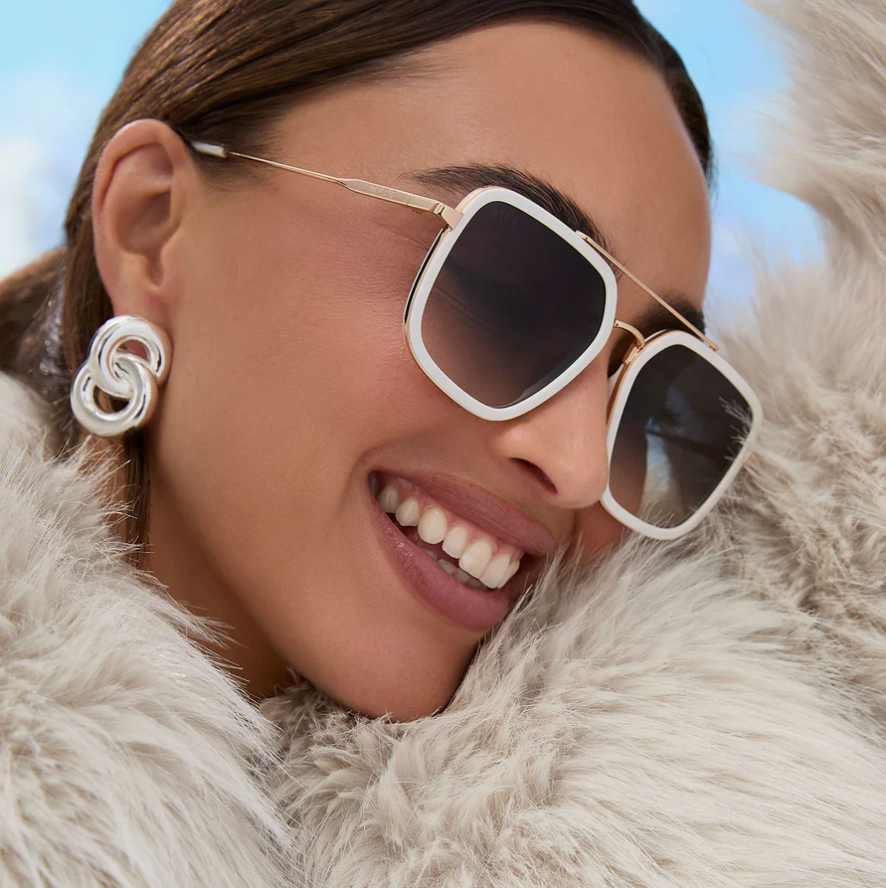 JORDAN White Sunglasses DE01-0714-ZNGGN