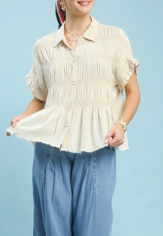 Brunching with Besties Top in Oatmeal