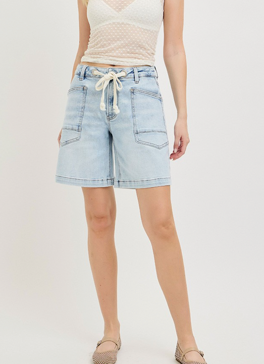 Ketchum Slouchy Style Drawstring Shorts by Risen