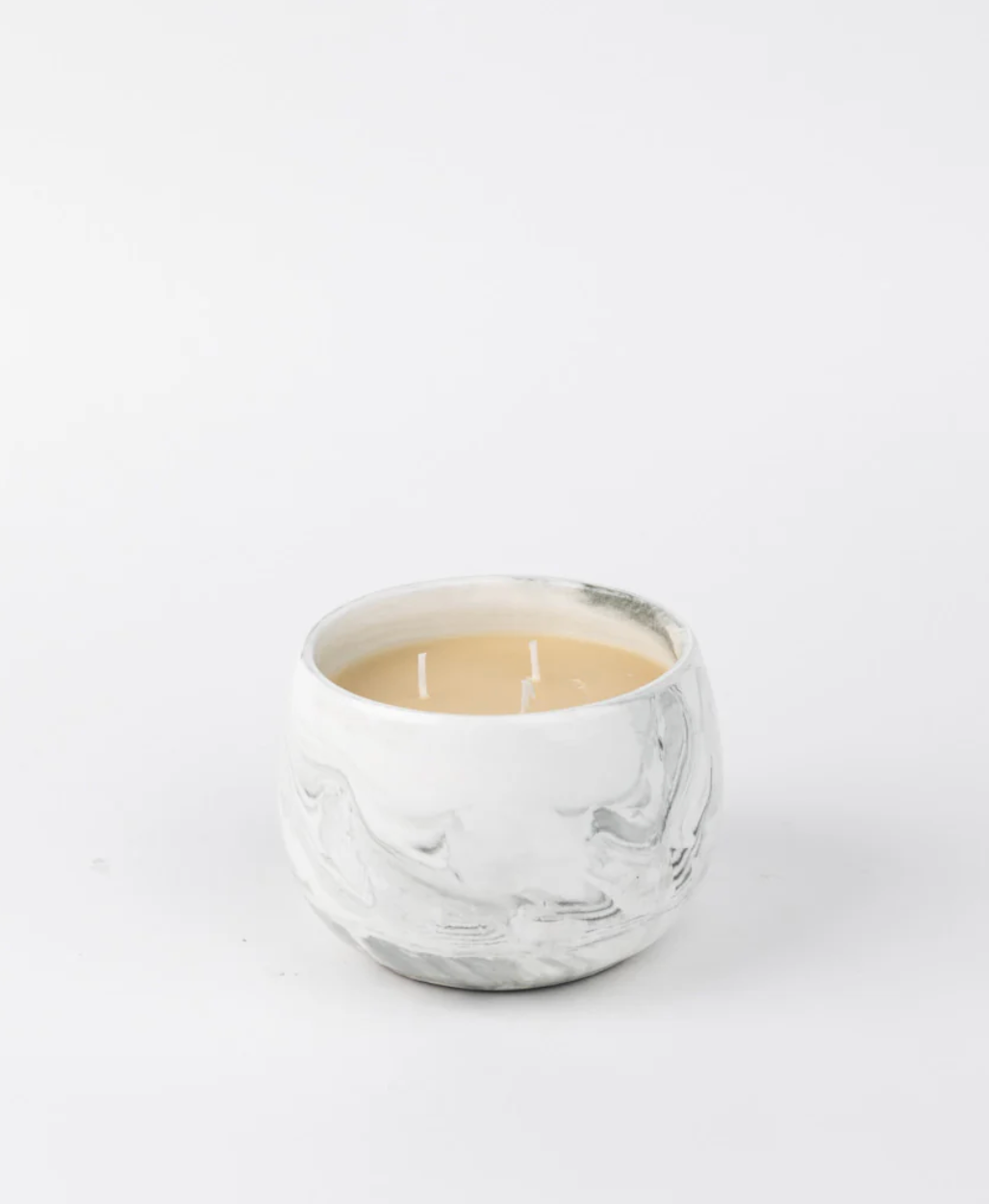 Sweet Grace Round Marble Style Candle
