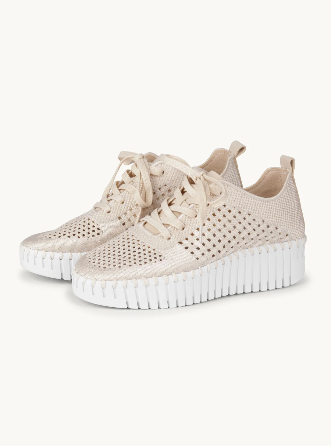 Ilse Jacobsen Lace Platform Sneaker
