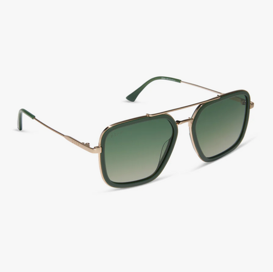JORDAN Fairway Green Polarized Sunglasses DE01-0714-FNALP
