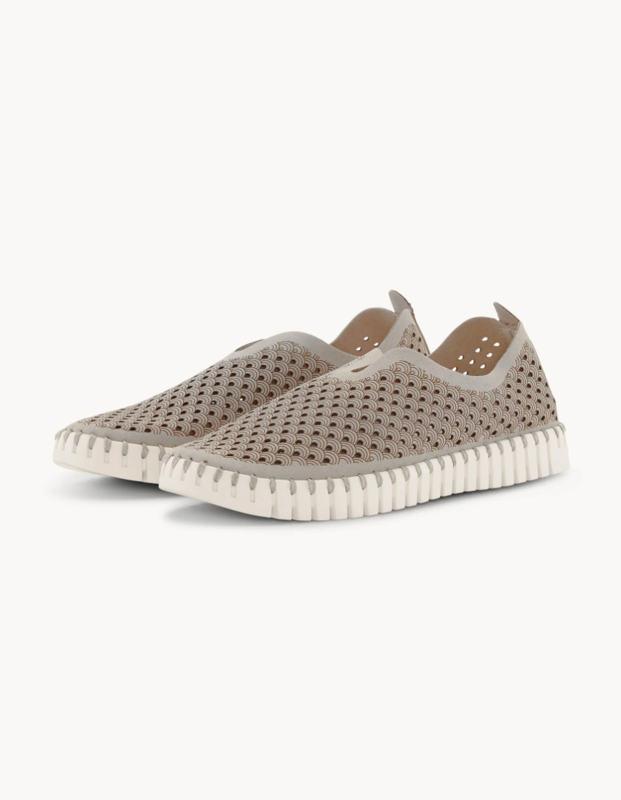 Ilse Jacobsen Atmosphere Grey Tulip Sneaker