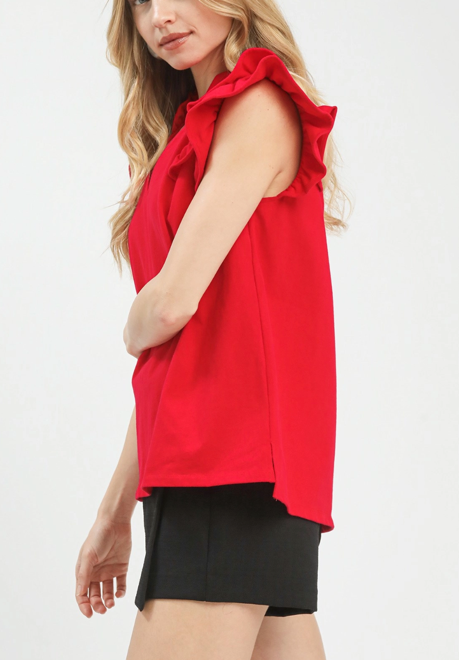 Sparks Fly Top in Red