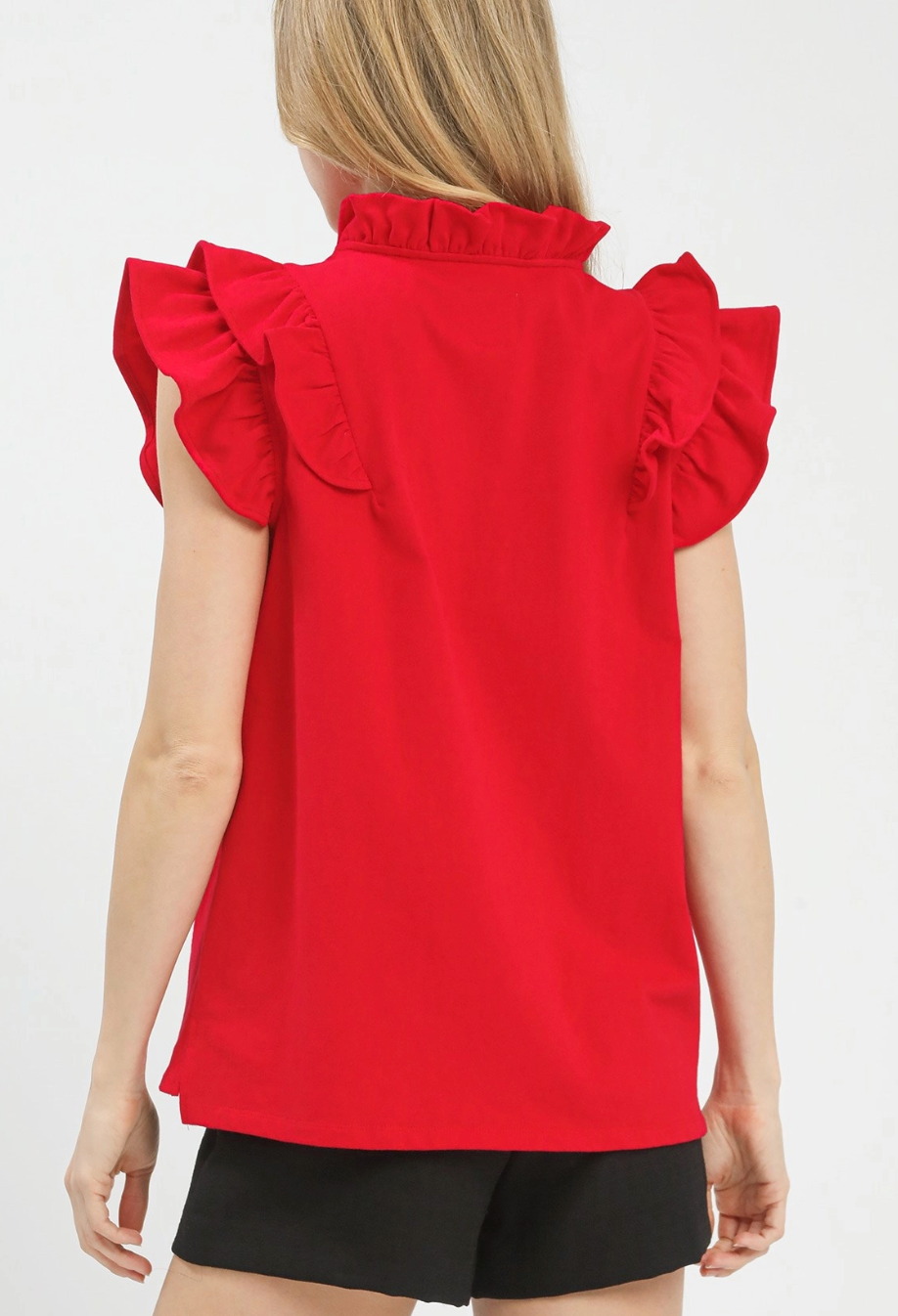 Sparks Fly Top in Red