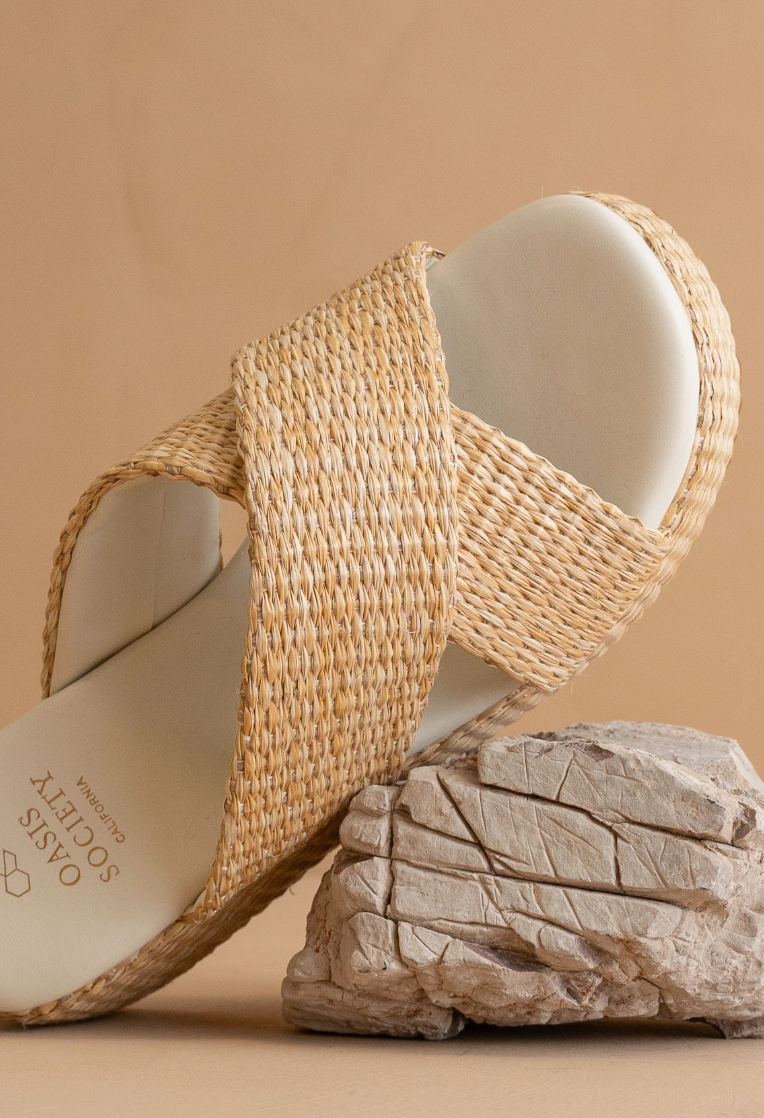 Fresno Platform Sandal in Natural