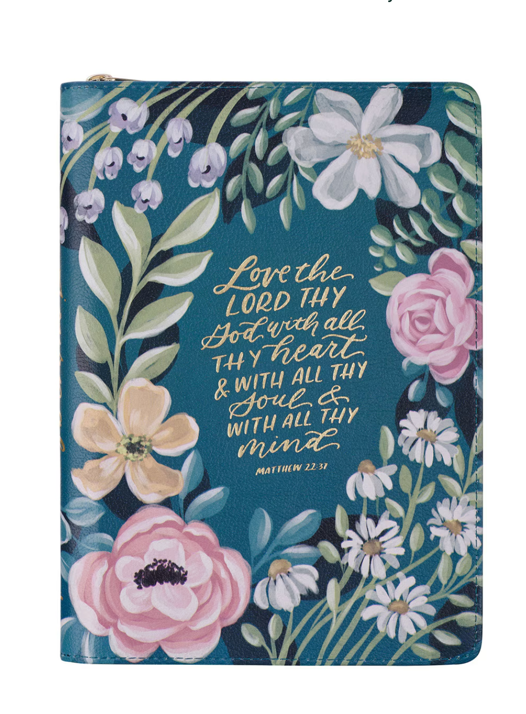 Love The Lord Thy God Zip Up Journal