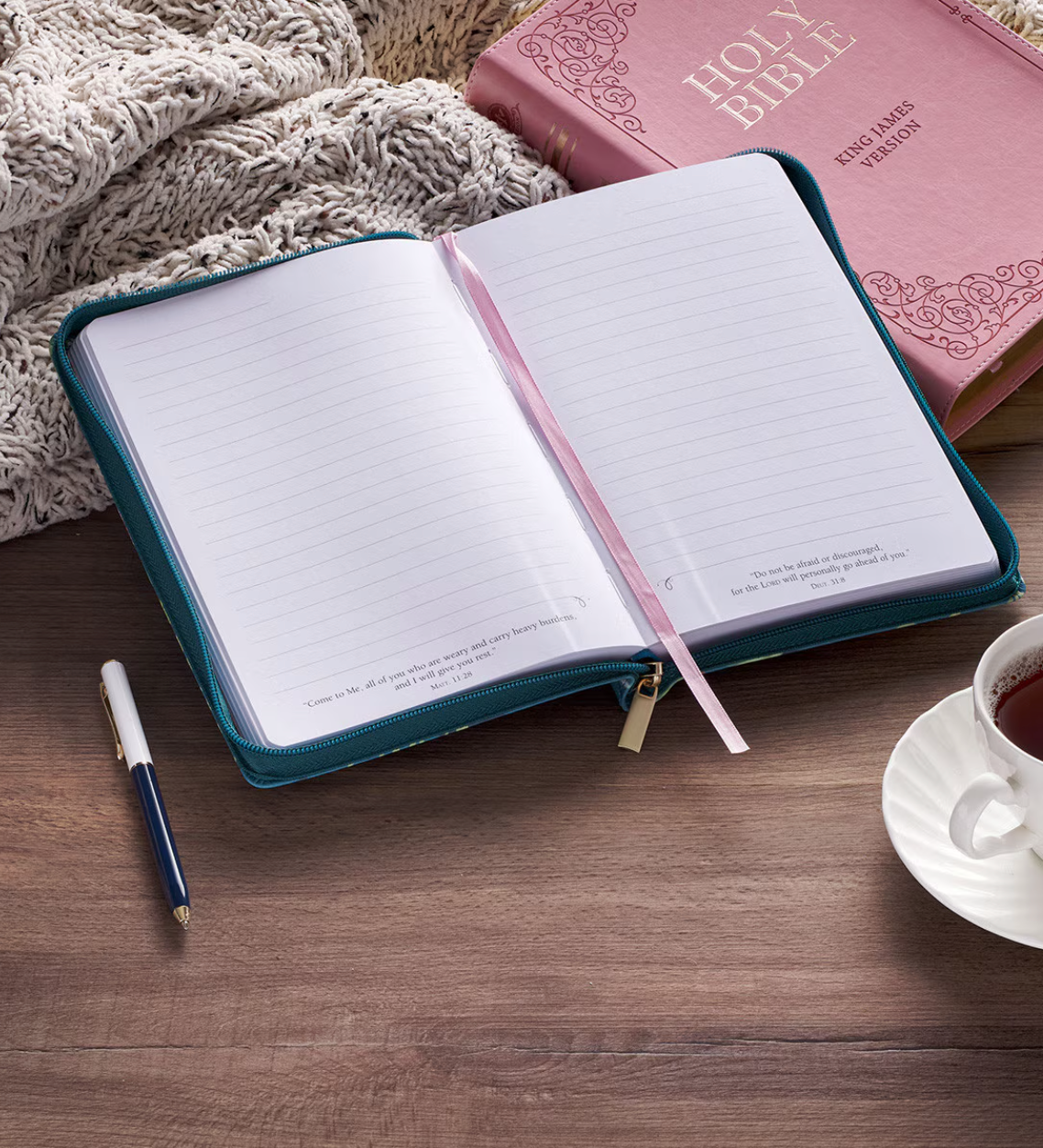 Love The Lord Thy God Zip Up Journal