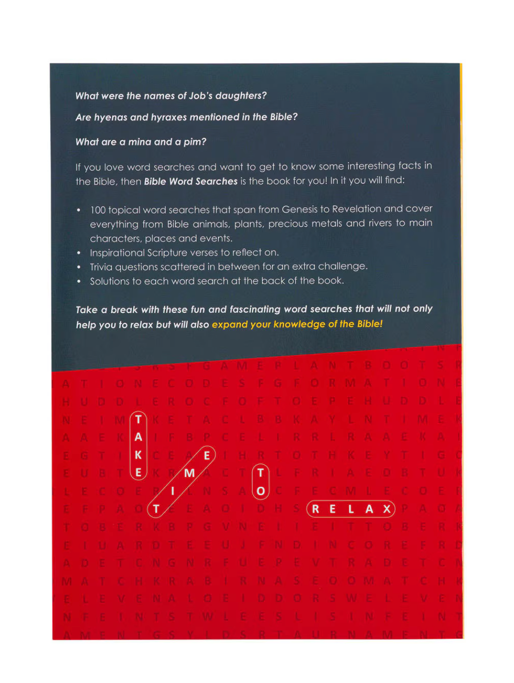 Bible Word Searches: 100 Fun and Faith-Filled Searches