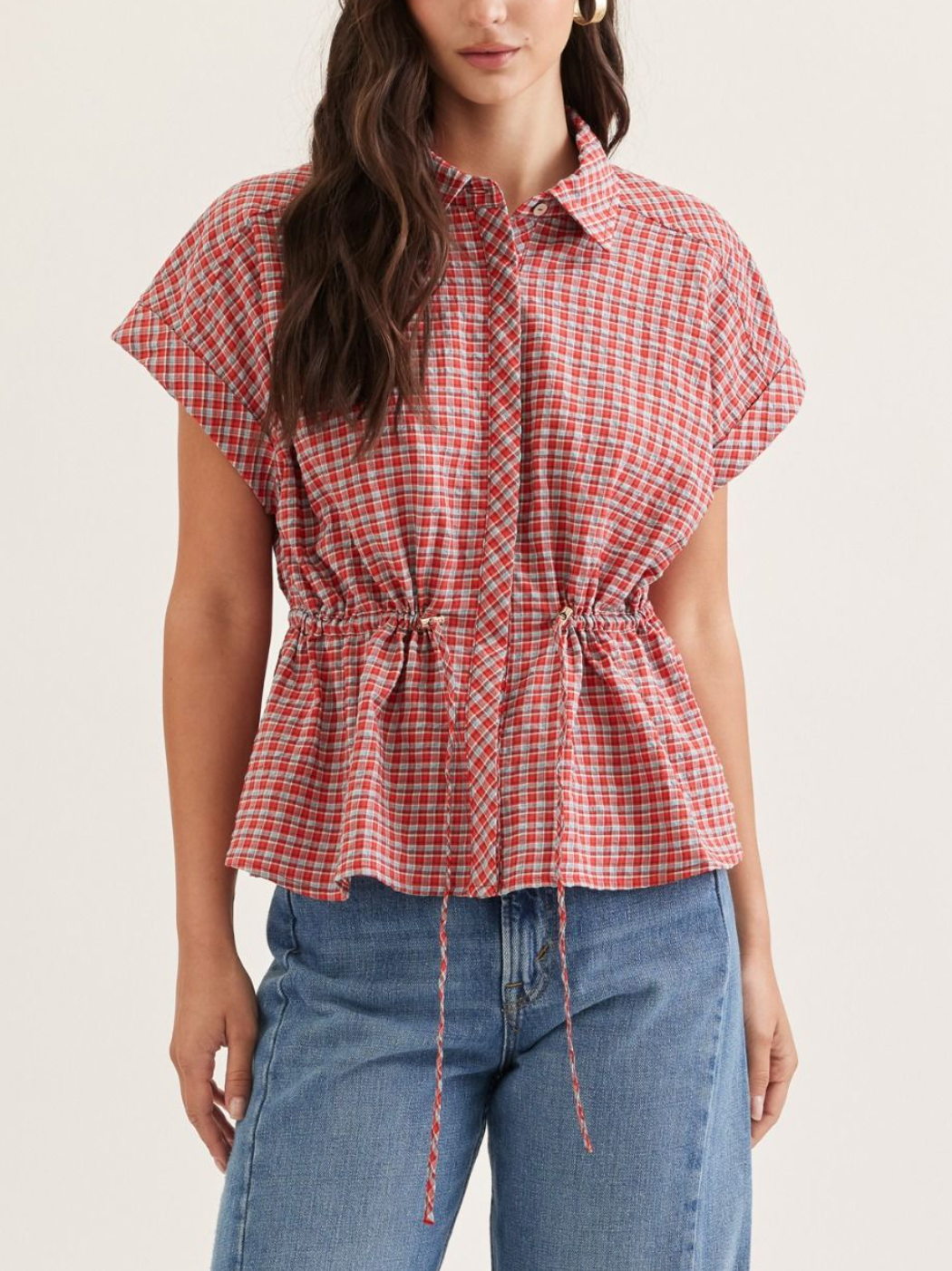 Summer Picnic Gingham Top