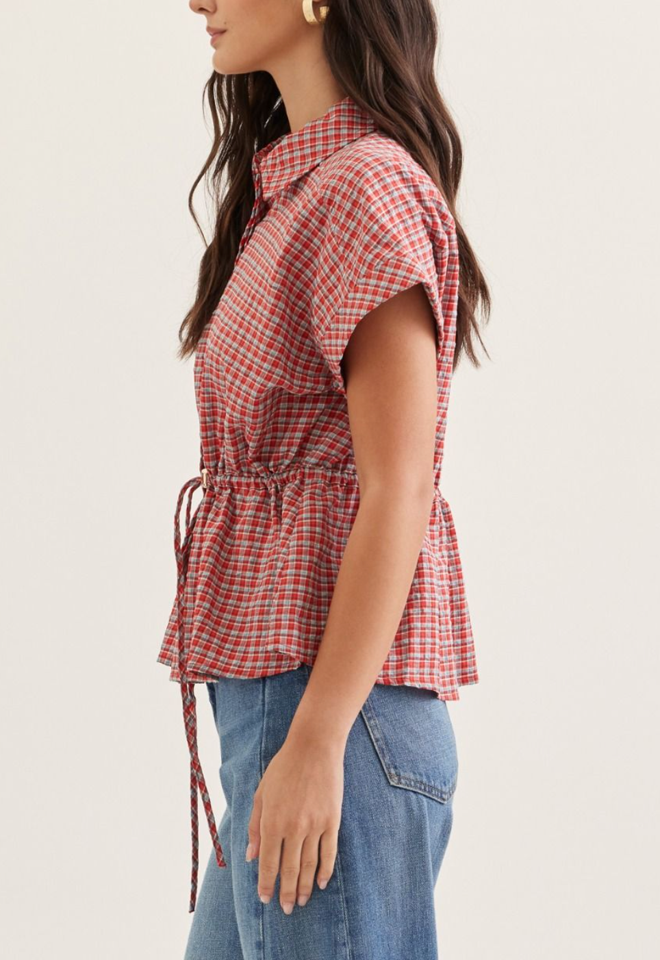 Summer Picnic Gingham Top