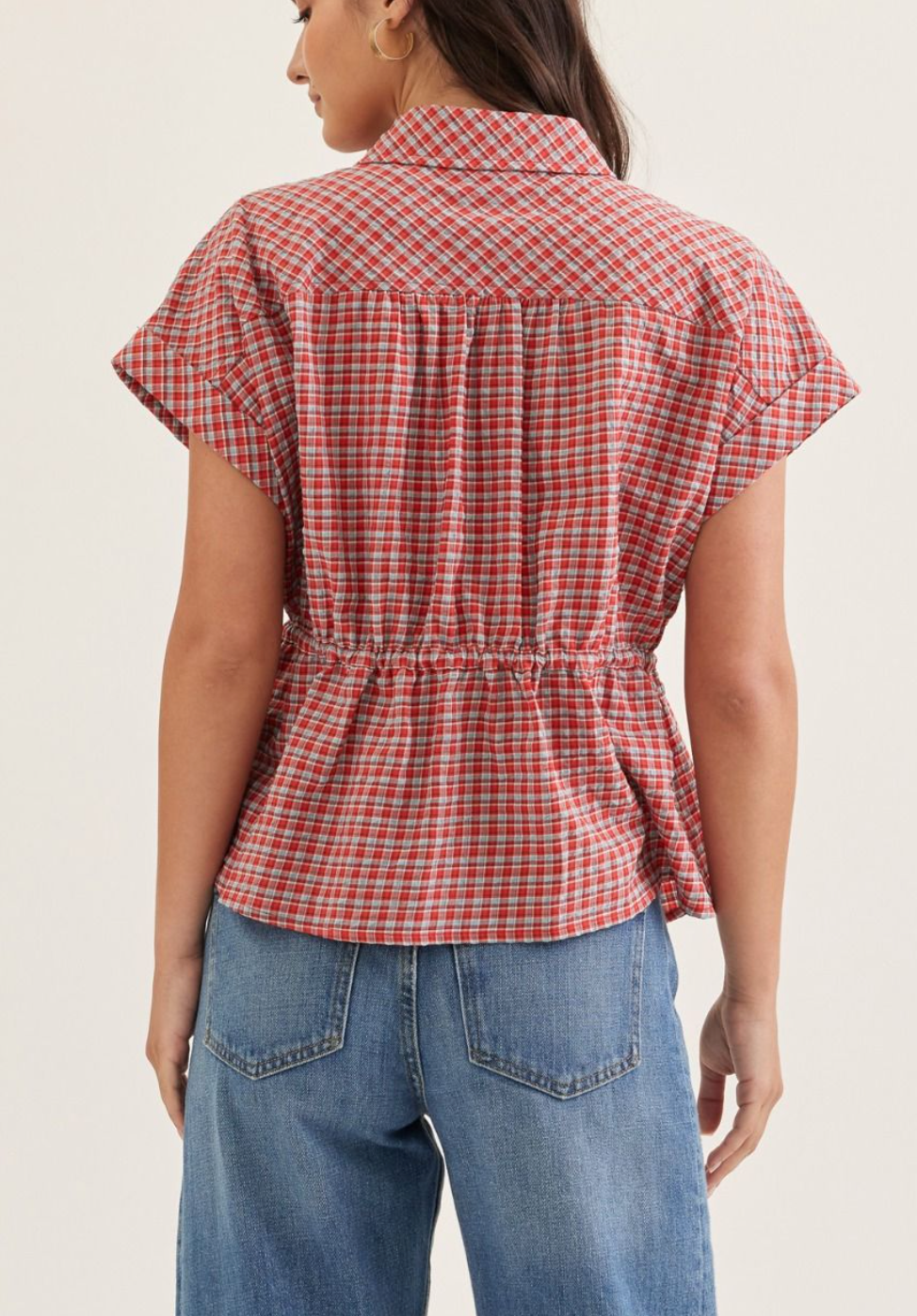 Summer Picnic Gingham Top