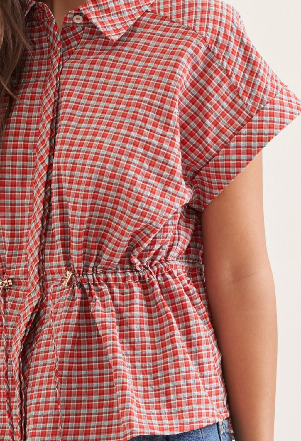 Summer Picnic Gingham Top