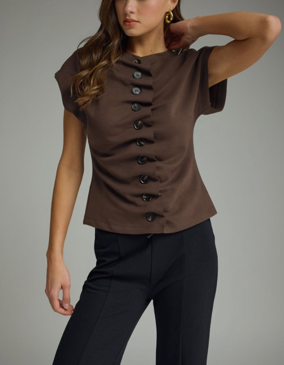 Classic Staple Top in Chocolate