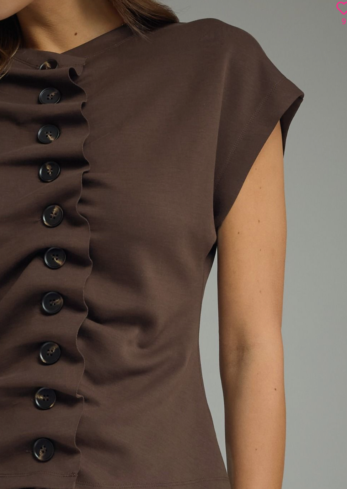 Classic Staple Top in Chocolate