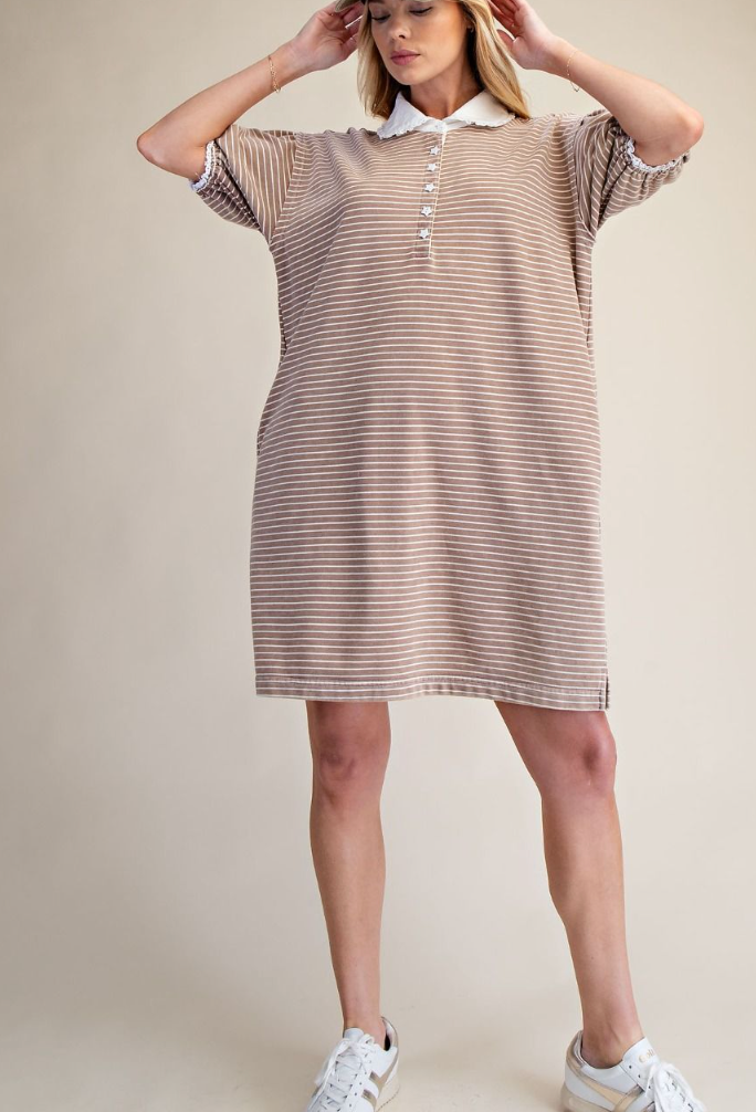 Girlie Polo Striped Dress