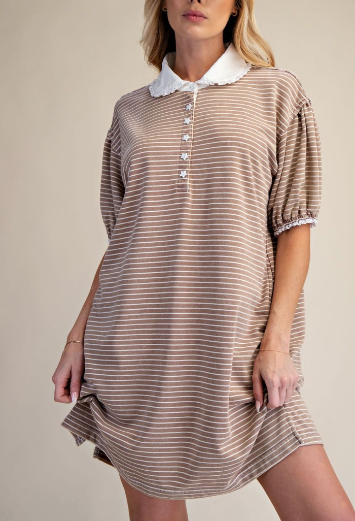 Girlie Polo Striped Dress