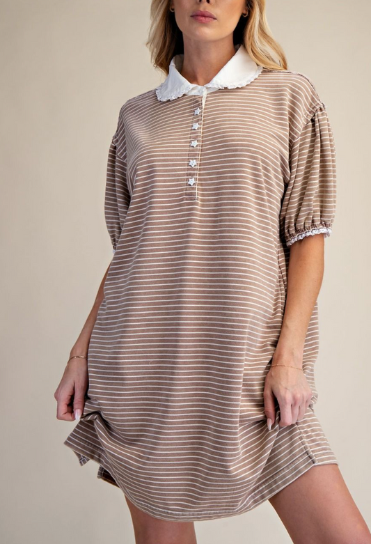 Girlie Polo Striped Dress